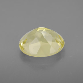 Quarzo naturale giallo da 3,45 ct, taglio ovale, VVS-VS