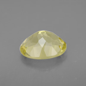 Quarzo naturale giallo da 3,11 ct, taglio ovale, VVS