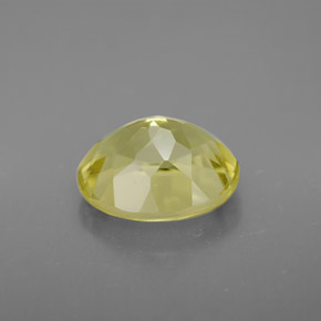 Quarzo naturale giallo da 3,55 ct, taglio ovale, VVS-VS
