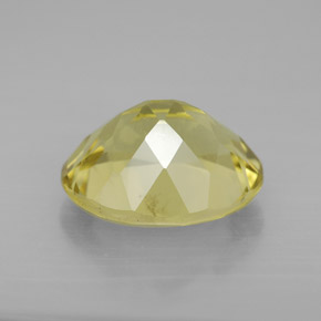 Quarzo naturale giallo da 3,30 ct, taglio ovale, VVS