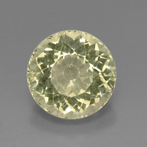 Quarzo naturale giallo da 7,81 ct, taglio rotondo, VVS-VS