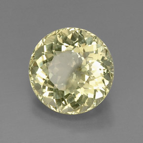 Quarzo naturale giallo da 7,81 ct, taglio rotondo, VVS-VS