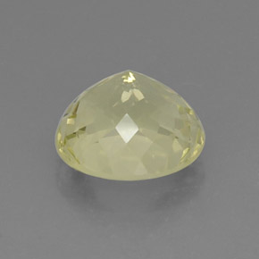 Quarzo naturale giallo da 7,81 ct, taglio rotondo, VVS-VS