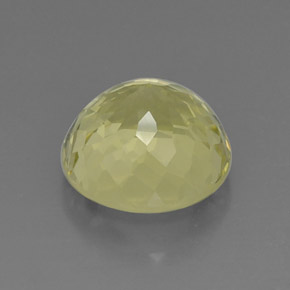 Quarzo naturale giallo da 8,39 ct, taglio rotondo, VVS