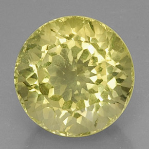 Quarzo Giallo limone naturale da 9.62 ct, Taglio rotondo, VS
