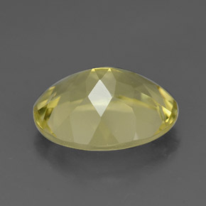 Quarzo naturale giallo da 3,16 ct, taglio ovale, VVS