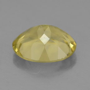 Quarzo naturale giallo da 3,16 ct, taglio ovale, VVS-VS