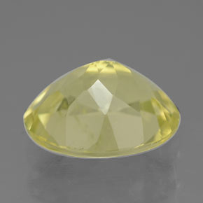 Quarzo naturale giallo da 3,12 ct, taglio ovale, VVS-VS