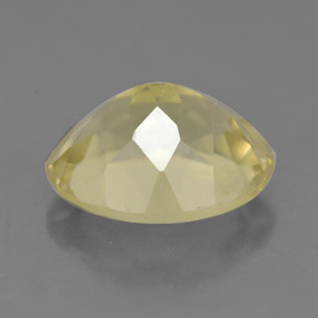 Quarzo naturale giallo da 3,49 ct, taglio ovale, VS