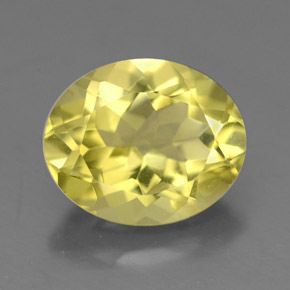 Quarzo naturale giallo da 3,30 ct, taglio ovale, VVS
