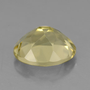 Quarzo naturale giallo da 3,28 ct, taglio ovale, VVS