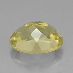 Quarzo naturale giallo da 3,56 ct, taglio ovale, VVS
