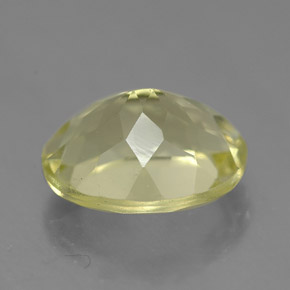 Quarzo Giallo limone naturale da 3.70 ct, Taglio ovale, VVS