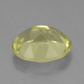 Quarzo naturale giallo da 3,36 ct, taglio ovale, VVS-VS
