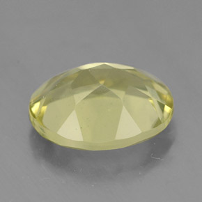 Quarzo Giallo limone naturale da 3.33 ct, Taglio ovale, VVS-VS
