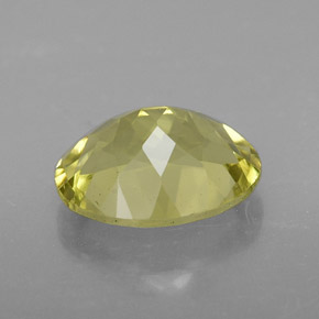 Quarzo Giallo limone naturale da 3.05 ct, Taglio ovale, VVS