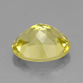 Quarzo naturale giallo da 3,20 ct, taglio ovale, VVS-VS