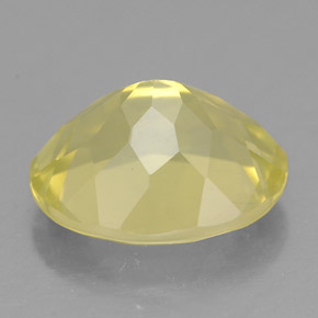 Quarzo naturale giallo da 3,20 ct, taglio ovale, VS