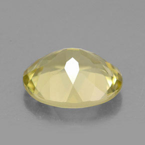 Quarzo naturale giallo da 2,89 ct, taglio ovale, VVS-VS