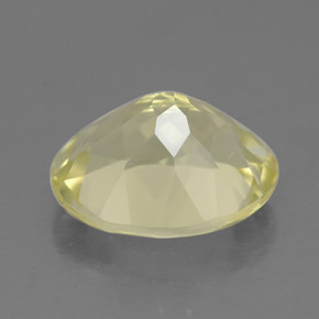 Quarzo naturale giallo da 3,24 ct, taglio ovale, VS