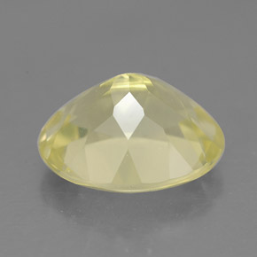 Quarzo naturale giallo da 3,33 ct, taglio ovale, VS