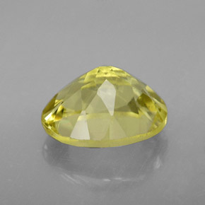 Quarzo naturale giallo da 3,60 ct, taglio ovale, VVS-VS