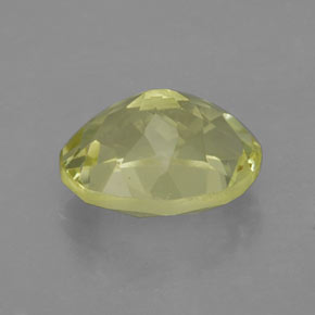 Quarzo naturale giallo da 3,80 ct, taglio ovale, VVS-VS