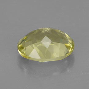 Quarzo naturale giallo da 3,48 ct, taglio ovale, VVS-VS