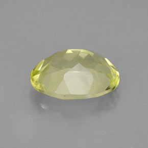 Quarzo naturale giallo da 2,92 ct, taglio ovale, VS