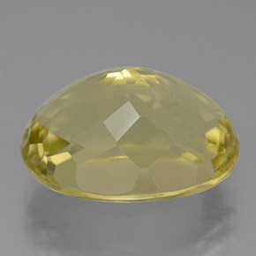 Quarzo naturale giallo da 10,13 ct, taglio ovale, VVS-VS