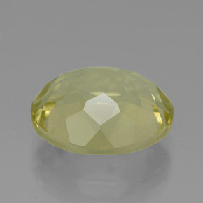 Quarzo naturale giallo da 3,53 ct, taglio ovale, VVS