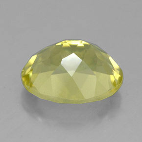 Quarzo naturale giallo da 3,40 ct, taglio ovale, VVS
