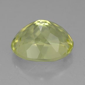 Quarzo naturale giallo da 5,07 ct, taglio ovale, VVS
