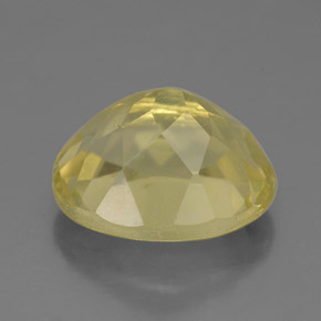 Quarzo naturale giallo da 3,66 ct, taglio ovale, VVS-VS