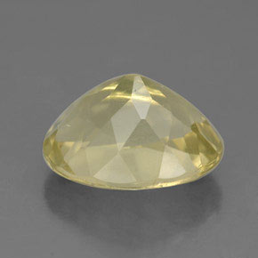 Quarzo naturale giallo da 3,31 ct, taglio ovale, VVS-VS