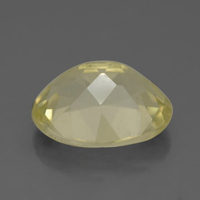 Quarzo naturale giallo da 3,13 ct, taglio ovale, VS