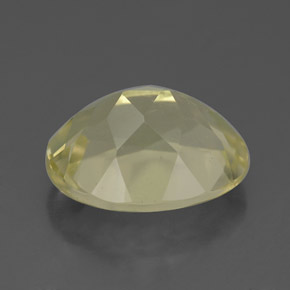 Quarzo naturale giallo da 3,26 ct, taglio ovale, VVS-VS