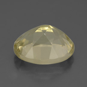 Quarzo naturale giallo da 3,43 ct, taglio ovale, VS