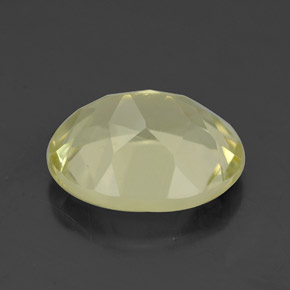 Quarzo naturale giallo da 3,26 ct, taglio ovale, VVS-VS