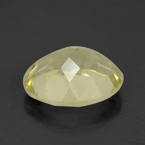 Quarzo naturale giallo da 3,31 ct, taglio ovale, VVS-VS