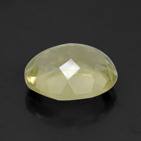 Quarzo naturale giallo da 3,45 ct, taglio ovale, VVS-VS