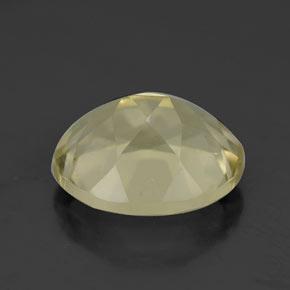 Quarzo naturale giallo da 3,67 ct, taglio ovale, VVS-VS