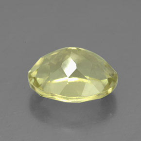 Quarzo naturale giallo da 3,73 ct, taglio ovale, VVS-VS
