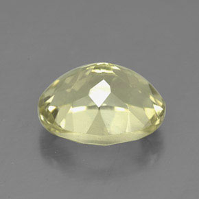 Quarzo naturale giallo da 3,85 ct, taglio ovale, VVS