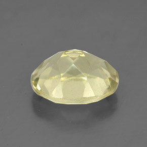 Quarzo naturale giallo da 3,34 ct, taglio ovale, VVS