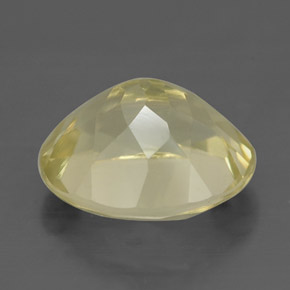 Quarzo naturale giallo da 3,40 ct, taglio ovale, VVS