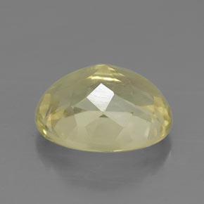 Quarzo naturale giallo da 3,68 ct, taglio ovale, VVS-VS