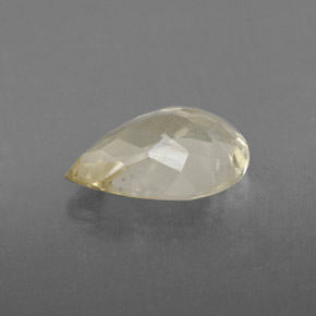 Quarzo Giallo limone naturale da 1.69 ct, Forma a pera, VVS