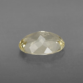 Quarzo naturale giallo da 1,95 ct, taglio ovale, VS