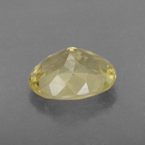 Quarzo naturale giallo da 3,12 ct, taglio ovale, VVS